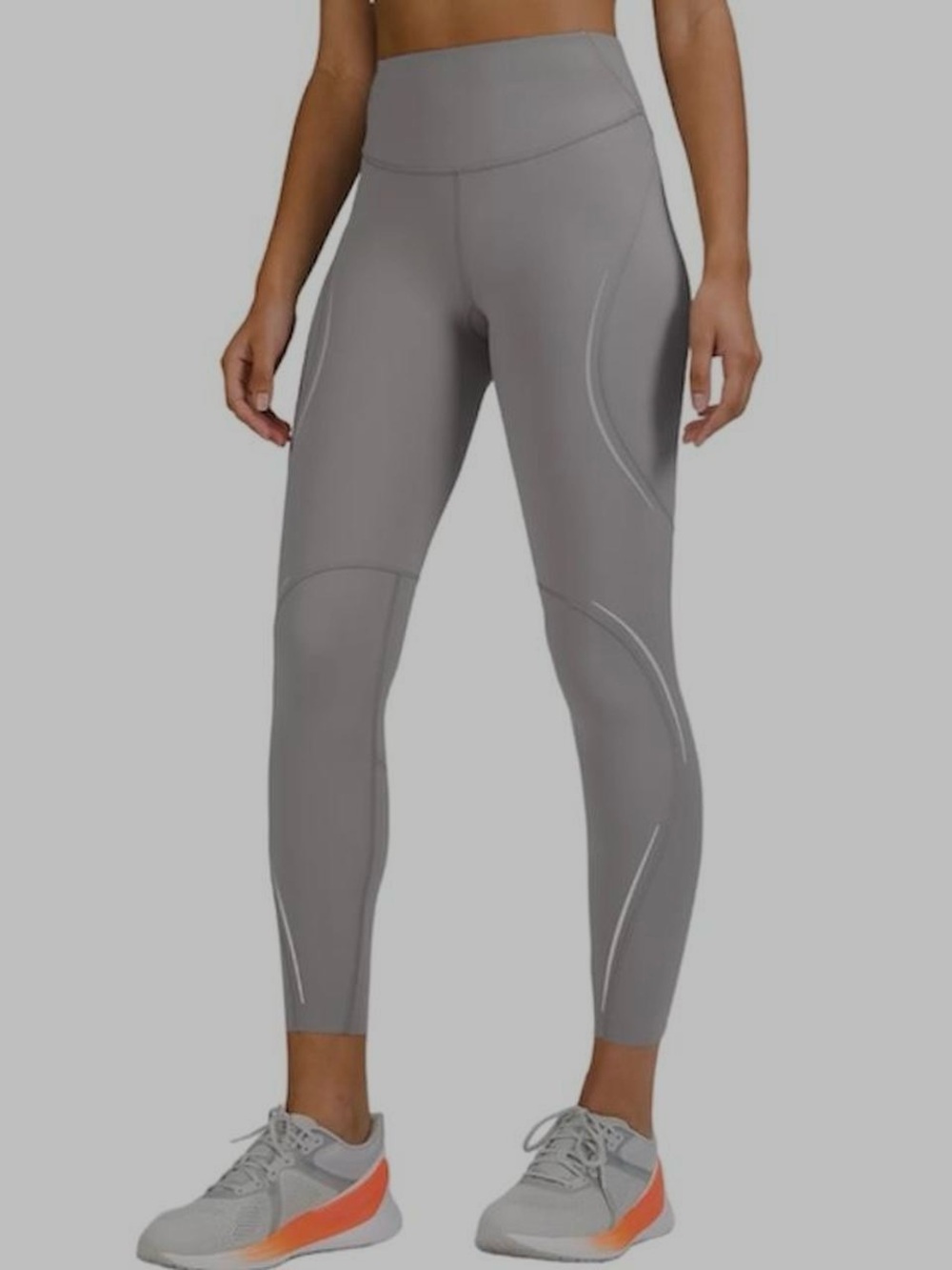 lululemon athletica Gray High-Waist Performance Leggings